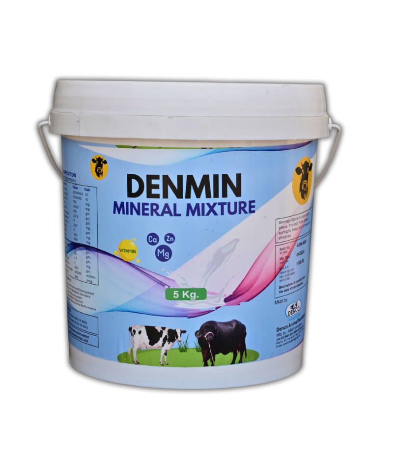 Denmin Chelated Mineral Mixture 5Kg | Essential Mineral Supplement for Cattle Health