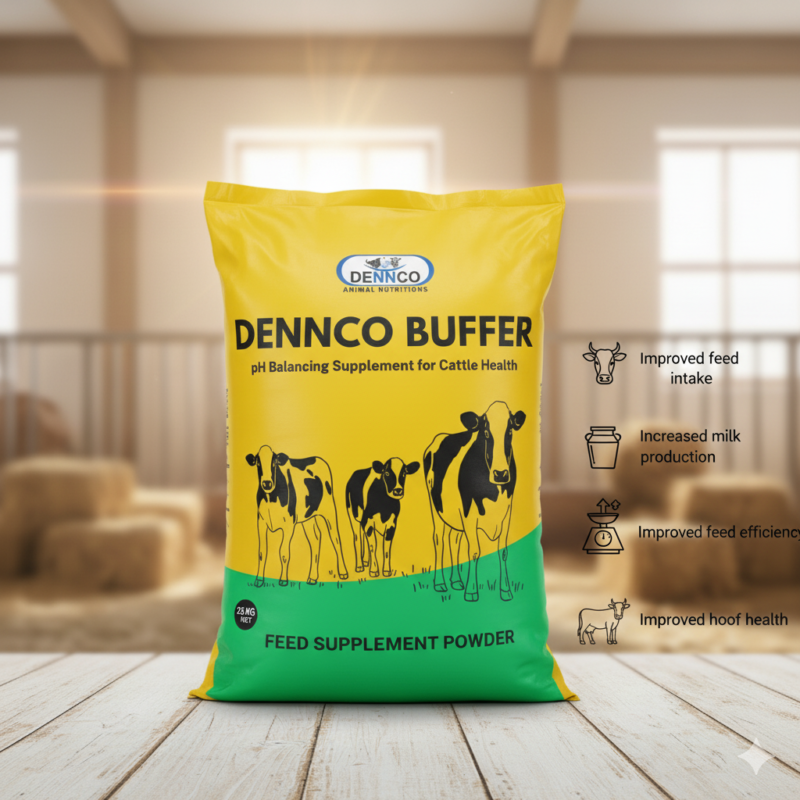 Dennco Buffer 25KG | pH Balancing Supplement for Cattle Health